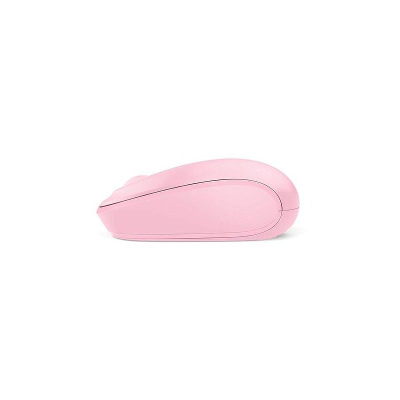 Microsoft Wireless Mobile Mouse 1850 Light Orchid Pink - Wireless Connectivity - USB 2.0 Nano Transceiver - Built-in Storage for Transceiver, 3 of 5