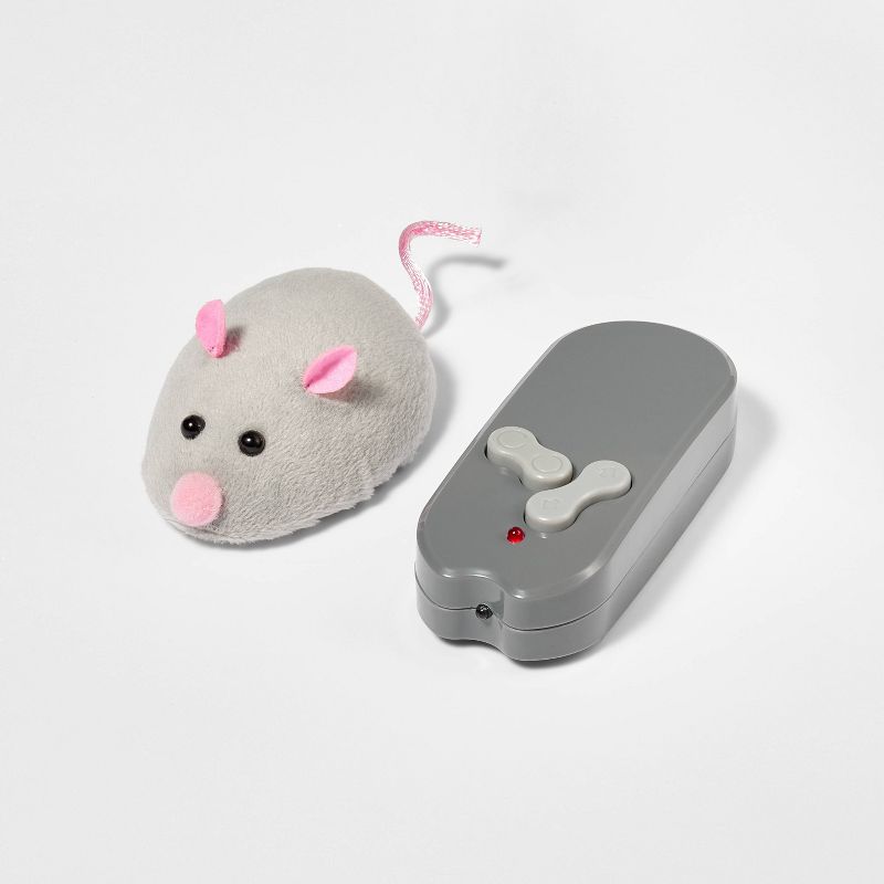 Electronic Chasing Mouse Cat Toy - Boots &#38; Barkley&#8482; - Gray, 4 of 5