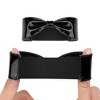 INSPIRE CHIC Women's Leather Bowknot Detachable Elastic Shoe Heels Strap Band - 2 of 4