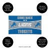 Evergreen Come Back with Tickets Detroit Lions 28" x 16" Woven PVC Indoor Outdoor Doormat - 3 of 4