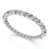 Pompeii3 14K White 1/8 CTW Lab Created Diamond Pavé Twisted Womens Wedding Ring - 3 of 4