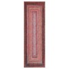 Braided Printed Pattern Rug, Soft Foldable Low Pile Non-Slip Floor Mat, Farmhouse Bordered Indoor Carpet for Living Room, Bedroom - 2 of 4