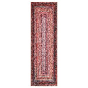 Washable Modern Bordered Bedroom Living Room Area Rugs, Geometric Non Slip Throw Carpet for Home Decor - 1 of 4