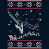 Men's Design By Humans Rock Christmas By sophialada T-Shirt - image 2 of 4