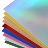 Unique Bargains Metallic Iridescent Mirror Paper Foil Board Reflective Holographic Cardstock 10 Pcs - 4 of 4