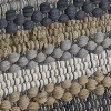 Park Designs Gray Striped Hartwick Chindi Table Runner 36''L - 2 of 3