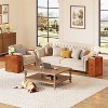 Tribesigns No Assembly Required End Table, Narrow Wood Side Table with 2 Drawers, Bedside Nightstand for Living Room Bedroom - 4 of 4