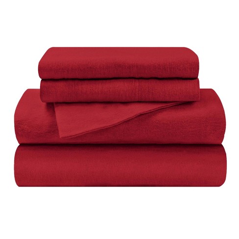 Heavyweight Cotton Flannel Solid Or Trellis Deep Pocket Sheet Set ...