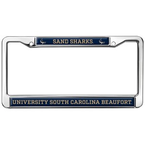 University of South Carolina Beaufort Mascot Full Size Standard License Plate Metal Frame - 1 of 4
