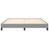 vidaXL California King Bed Frame, Fabric Upholstered Platform Bed Frame, Light Gray, No Mattress - 4 of 4