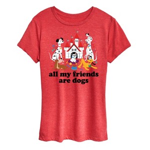 Women's - Disney - Cats & Dogs Short Sleeve Graphic T-Shirt - 1 of 4