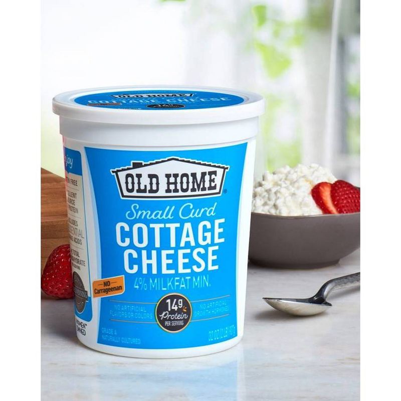 Old Home Small Curd Cottage Cheese - 22oz, 3 of 6