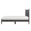 CAVINAS Queen/Full Size Mid-Century Wood Platform Bed Frame with Vertical Slats Headboard Design,No Box Spring Needed - 4 of 4