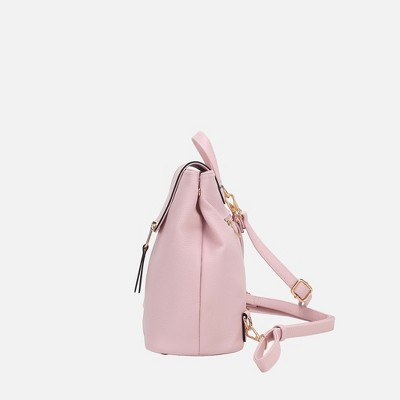 MKF Collection Convertible Backpack with Adjustable Straps, Ingrid | MKF Collection by Mia K - Pink — фото 4