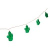 Perfect Holiday 10 LED with Cactus Battery Operated String Light - Warm White - 4 of 4