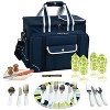 Picnic at Ascot Soft Sided Cooler with Four Person Picnic Set - 3 of 4