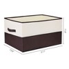 REGALWOVEN Fabric Collapsible Closet Organizer Storage Cube with Handles 2 Pcs - 4 of 4