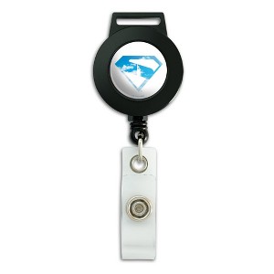 Superman 2025 Movie Cloud Shield Retractable Reel Badge ID Card