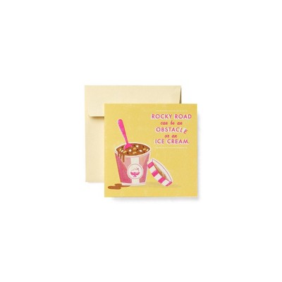 Funny Rocky Road Encouragement Greeting Card