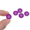 Unique Bargains Sewing Resin Round Flat 4-Hole Replacement Craft Buttons 20 Pcs - 4 of 4