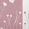 16"x16" Valentine's Day Growing Love Square Throw Pillow Romantic Purple - e by design - 2 of 4