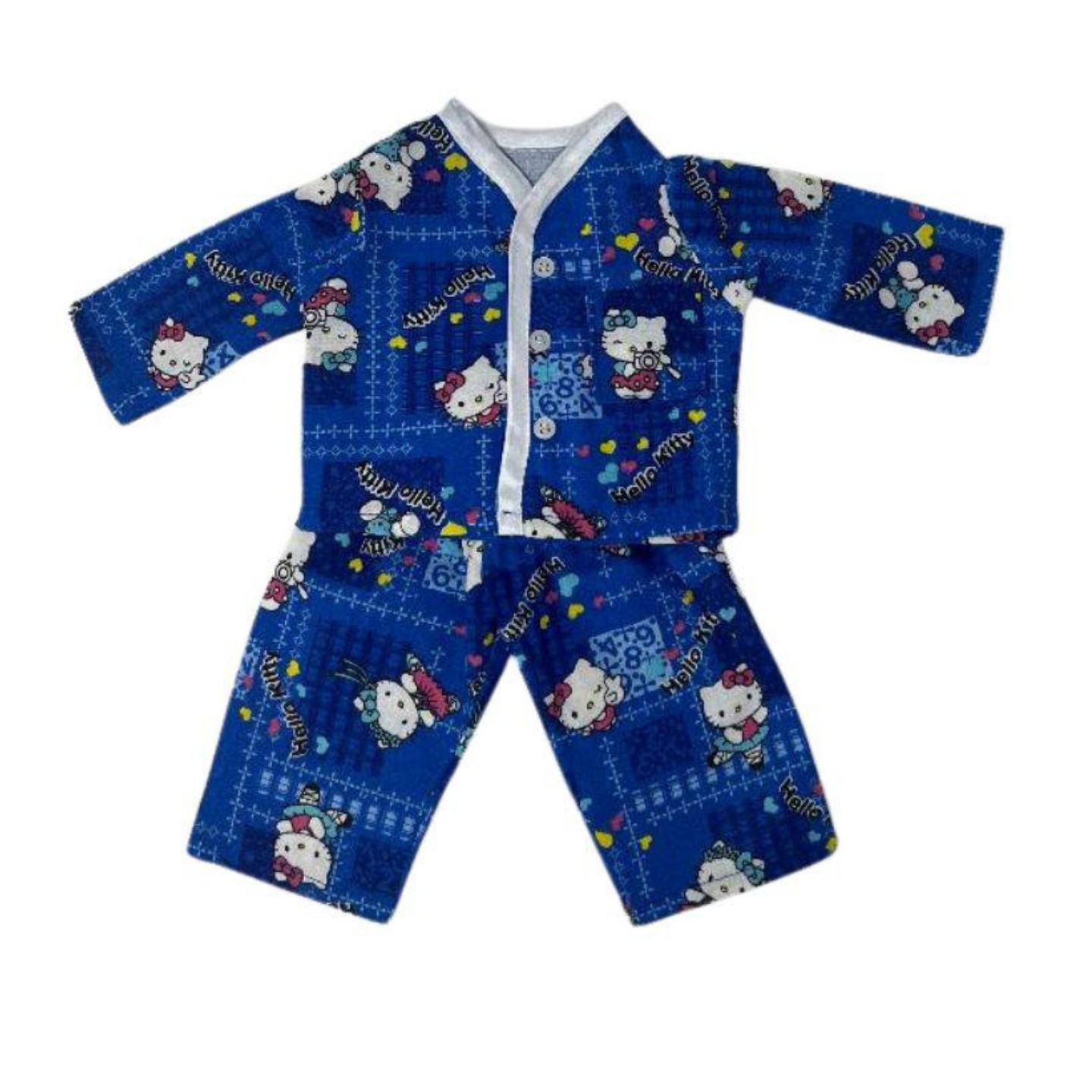 Пижама Kitty Sleepwear для детей — Doll Clothes Superstore, цвет: Синий — фото 1