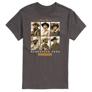 Men's - Yellowstone - Bunkhouse Cowboy Crew Short Sleeve Graphic T-Shirt - 1 of 4