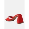 Trinity Triangle Croc Pattern Block Heel Women Sandals - 4 of 4