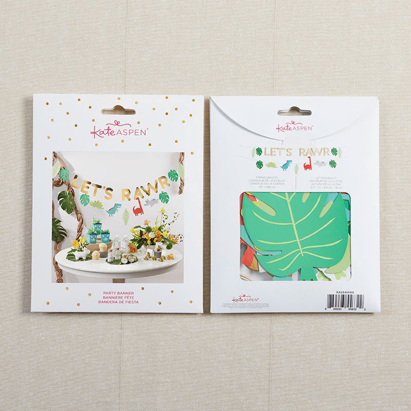 Kate Aspen Dino Party Banner (Set of 2) | 28454NA, 4 of 7