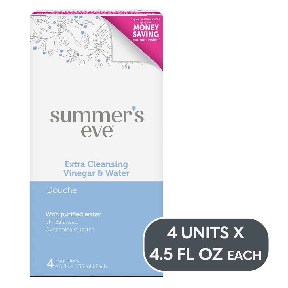 UPC 041608874747 product image for Summer's Eve Extra Cleansing Vinegar and Water Feminine Douche - 18 fl oz | upcitemdb.com