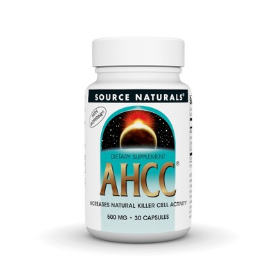 AHCC with BioPerine 500 mg by Source Naturals, Inc.  -  30 Capsule