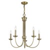 Livex Lighting Estate 5 - Light Chandelier in  Antique Brass - 2 of 4