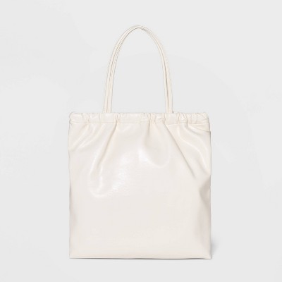 Ruched Tote Handbag - A New Day™