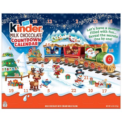 Kinder Holiday Milk Chocolate Countdown Calendar - 4.4oz