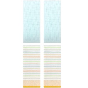 REGALWOVEN 4 Pcs Solid Bathroom Hotel and Spa Waffle Cotton Hand Towels - 1 of 4