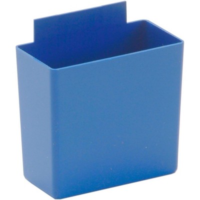 Quantum Storage Systems Bin Cup, 3-1/4"L X 1-3/4"W X 3"H, Blue, Made In Usa