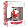 Hallmark Mahogany Roller Skating Santa Claus Christmas Ornament - 3 of 4