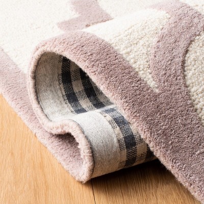 Hand-Tufted Beige/Ivory Wool 6' x 9' Area Rug