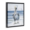 Stupell Industries Rustic Nautical Pelican Floating Frame Canvas Art - 2 of 4