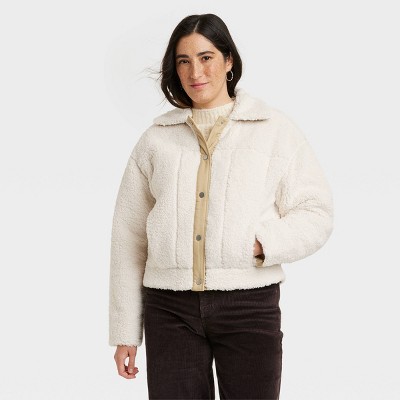 Sherpa jacket 2025 women's target