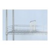 Quantum Storage Systems Back Ledge, 72"W X 4"H, Chrome Plated Finish - 3 of 3