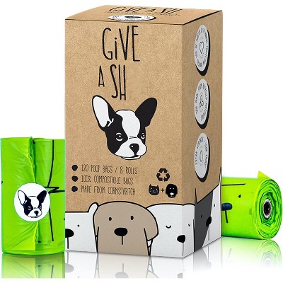 Home Compostable Dog Poop Bags, 10% to Charity, ASTM D6400 Plant Based Biodegradable Waste Bags