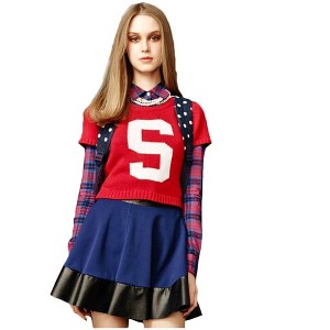 Aeropostale Womens Spencer Cropped Knit Sweater - 1 of 4