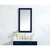 Elegant Lighting Aqua vanity mirror 18x32 inch in blue - 2 of 4
