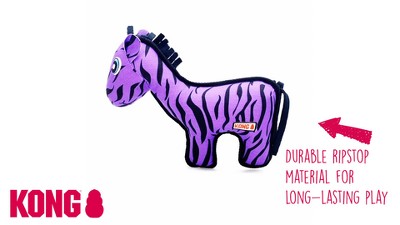 Kong Ripstop Zebra Dog Toy - Purple : Target