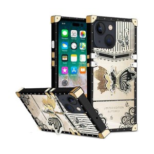 Entronix Case Compatible with iPhone 15 - [Rectangular] Luxury Butterfly Grip Stand - 1 of 4