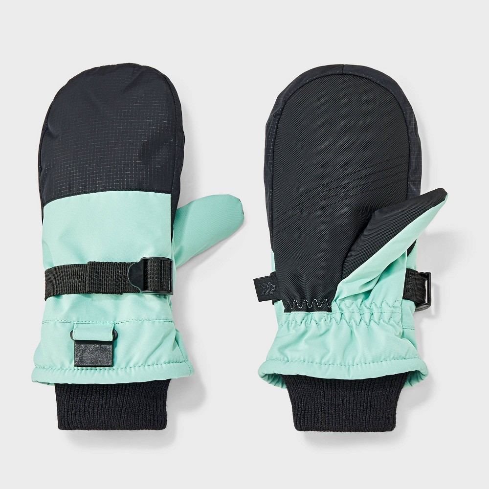Girls' Ski Mittens - All In Motion™ Mint Green 14-16