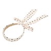 Unique Bargains Women's Polkadot Ribbon Headband 1 Pc - 4 of 4