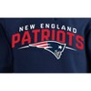 NFL New England Patriots Men's Big & Tall Long Sleeve Core Fleece Hooded Sweatshirt - 3 of 3