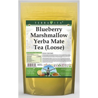 TerraVita Blueberry Marshmallow Yerba Mate Tea (Loose) (8 oz, ZIN: 562409, 1-Pack)